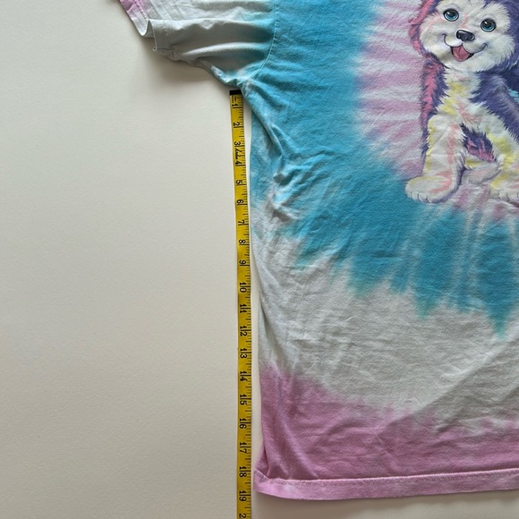 Lisa Frank Tikanni the husky puppy graphic tie dye plus size t shirt Size 3XL - Picture 7 of 7